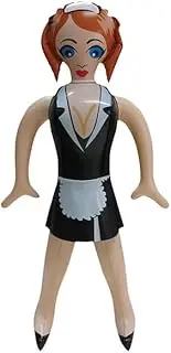 Diabolical DP1014 Inflatable French Maid - Secret Santa Gifts for Men, Inflatable Doll, Funny GIfts for Him, Naughty Stocking Fillers for Men