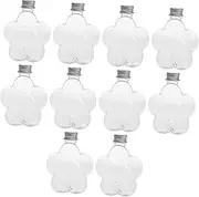 ERINGOGO 10pcs Sand Bottle Sand Ceremony Vase Spell Jars Sand Art Kits Decorative Bead Container Small Bottles Jars Mini Vial Jar Sand Art Containers Mini Wish Bottle Plastic Transparent