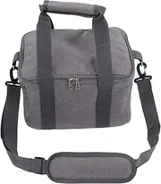 Large Capacity Freezable Cooler Bag, Collapsible Insulated Ice Chest, Insulated Lunch Box with Retractable Shoulder Strap for Camping Travel Beach Picnic Work