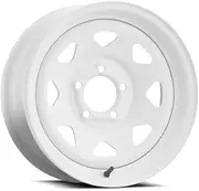 ALLIED WHEEL COMPONENTS - 8 Spoke 16X6 8X6.5 White 4080 LR