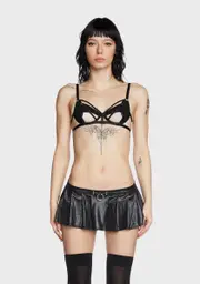 [Wolf & Whistle] Penny Cut Out Mesh Bra