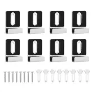 Sturdy Steel Materials Mirror Clip 8Pcs Set for Frameless Mirror Wall Mounting