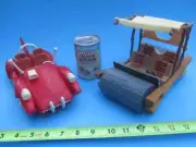 FLINTSTONES CARS, Flintmobile & Le Sabre Tooth 5000 Mattel New No Box