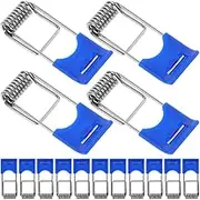 jojofuny 50pcs Downlight Spring Clips - Heavy Duty LED Lighting Mounting Clips - Hold for Panel Lights & Fixtures - Easy Installation for Home & Commercial Use