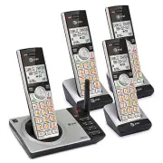 AT&T CL82407 DECT 6.0 4-Handset Cordless Phone for Home with Answering Machin...