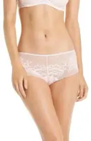 Natori Cameo Rose Flora Lace Boyshorts Women's Size Medium L128707