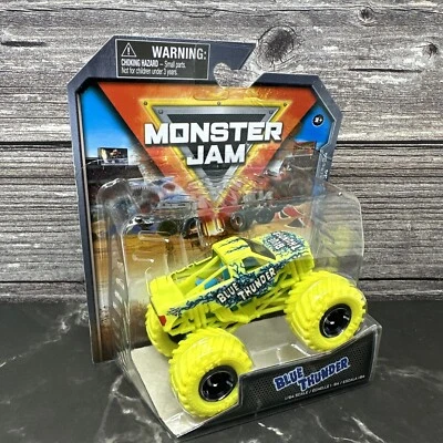 2024 Monster Jam Series 34 1/64 Blue Thunder Over Charged True Metal Spin Master