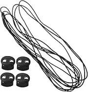 AKOOSY 1 Set Durable Plastic Clothing Lanyard Toggles with Spring Loaded Design Easy to Install Cord Locks for DIY Drawstrings for Jackets Hoodies and More