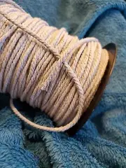 Macrame Cord 3mm x 328Yards984Feet,Natural Cotton Macrame Rope - 3 Strands Cord