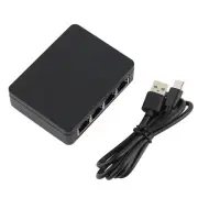 1/4 1000Mbps RJ45 LAN Ethernet Splitter Adapter Network Accessory For PC Laptop