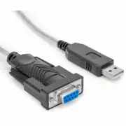 Rocstor Y10C882-B1 PREMIUM 1FT (0.3M) USB TO SERIAL CABLE WITH FTDI AND COM PORT