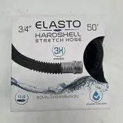 Elastic Hard shell Stretch Expandable Kink Free Garden Hose 3/4” 50 Ft Plastair
