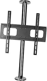 Adjustable TV Bracket TV Floor Stand - 32-55 Inch TV Bracket, 360 Degree Rotating Partition Wall Revolving Rack Electric TV Lift(86-114cm)