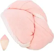 ADOCARN Fashionable Hair Cap Hair Towel Wrap for Women Super Absorbent Comfortable Perfect for Travel