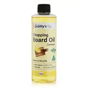 Gilly''s 250ml Chopping Board Oil Safe to Use in The Kitchen Non-Toxic Formula