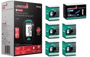 Lifesmart Blood Glucose Ketone Meter +5 Boxes Ketone Test Strips +1 Box Lancet