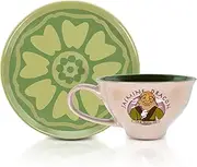 Avatar: The Last Airbender Jasmine Dragon 12-Ounce Ceramic Teacup and Saucer Set