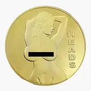 Good Luck Coin Sexy Lady Luck Coin Collection Heads Tails Challenge Coin
