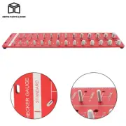 28 Thread Identifier Gauge Inch & Metric Screw Size Nut and Bolt Thread Checker
