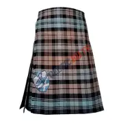 Black Watch weathered Tartan 8 Yard Kilt - Scottish traditional Kilts For men