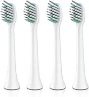 4pc Electric Tooth Brush Head Replacement, Compatible For Sarmocare S100 Electric Toothbrush Head(White-4)