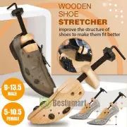 One/Pair 2-way Wooden Adjustable Boot Shoe Stretcher Expander Men Women 5-13.5