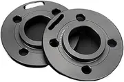 XEBRAD 2Pieces 3/5/8/10/12mm PCD 4x100 CB 54.1mm Wheel Spacer Adapter Suit, for 4 Lug, for Toyota, for Subaru, for Peugeot, Universal Car Car Wheel Spacer(Black 2PCS 5MM Spacers)