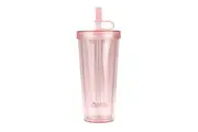 Oasis Smoothie Tumbler w/ Straw Double Wall Drink Cup BPA Free 520ml -Strawberry