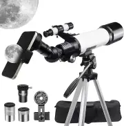 Telescope, Telescopes for Adults Kids Beginners, 70mm Aperture 400mm Astronomy T