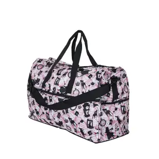 日本HAPI+TAS 大摺疊旅行袋 粉色波士頓