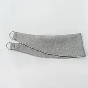 Curtain Tiebacks Blackout Linen-Optic Decorative Drape Holders Holdbacks Weave Rope Clips Window Home and Office 2pcs/Pack Light Grey