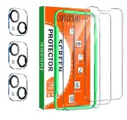 iPhone 13 6.1 Inch 3 Pack Screen Protector 3 Pack Camera Lens Protector