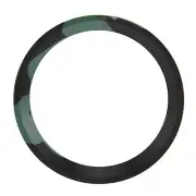 38mm Diameter GMT Watch Bezel Insert Ring Black Green Base White Character C HR6