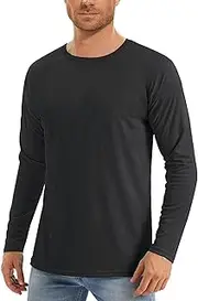 [Generic] Men's Long Sleeve Shirt Wiry Sun Long Sleeve T Shirt Beaver Valley T Shirts for Men Long Sleeve T Shirt for and Running New Men's Fashion