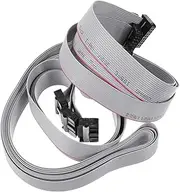 SEWACC 4Pcs Pin Connector Wire Flexible Flat Ribbon Cable Pitch for Custom Cable Building Compatible with Digital Cameras Laptops LCD Tvs and Monitors