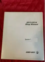 2014 Can-Am Spyder RT RTS RT Limited motorcycle service manual book