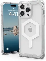 UAG Plyo Case with Magsafe for iPhone 15 Pro Max, Ice/White