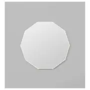 Flynn Mirror, white Geo