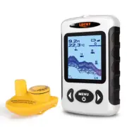 Russian Menu! Russian Menu Wireless Sonar Portable Fish Finder Sensor Echo Sound