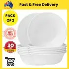 2x Corelle Livingware Soup Bowl Set (6-piece set), Winter Frost White, 532ml NEW