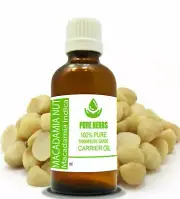 Pure Herbs Macadamia Nut 100% Pure & Natural Carrier Oil