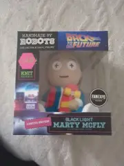Handmade By Robots Marty McFly Black Light FANEXPO Limited Edition Knit series