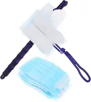 BESTYASH 22pcs Reusable Duster Replacement Kit for Home Cleaning Flexible Duster Heads with Electrostatic Dust Technology for Efficient Cleaning of Desks Shelves and Electronics