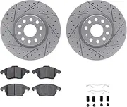 Dynamic Friction Company Front Brakes and Rotors| Hardware Included| Front 5000 Advanced Brake Pads and Rotors Kit| Fits 2012-2016 Volkswagen Beetle; 2006-2009 Volkswagen Bora