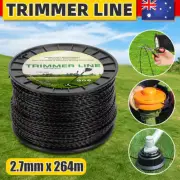 Replacement Trimmer Line 264Mx2.7MM Spiral Twist String Whipper Snipper Cord