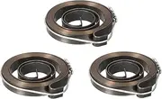 uxcell Drill Press Spring Drill Press Quill Feed Return Coil Spring Assembly Spring Steel Chemical Blackening Finish 680mm Expand Long 34 x 6 x 0.65mm 3 Pcs