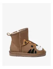 [EVERAU] Tiger Plus Boots in Brown