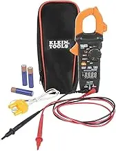 Klein Tools AC/DC Digital Clamp Meter, Auto-Ranging 400 Amp Current Clamp Meter