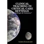 CLINICAL TEACHING IN CRITICAL CARE SETTINGS