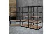 Giantz 5x1.5M Garage Shelving Warehouse Rack Pallet Racking Storage Shelve Black